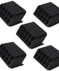 50 Pack Cable Chase Wire Brackets Heavy Duty Plastic Bracket Support Organizer Keep Cables Tidy And Neat arranged in a stack.