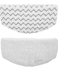 Replacement Steam Mop Pads For Bissell PowerFresh 2 Pack Microfiber Pads showing zigzag and plain textures for 1940 Series