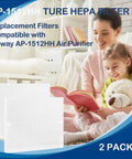 True HEPA Replacement Filter for Airmega AP-1512HH Mighty and Airmega 200M Purifiers, 2 pack, mother and daughter smiling