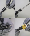 Carbide Tipped Countersink Drill Bit Set, 5 Pack With Low Friction Depth Stop and Quick Change One Quarter Inch Hex Shank display