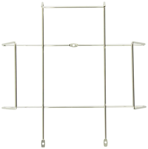 Hard Hat Bracket 8875 for Quick Helmet Storage and Shelf Mount at the Job Site, metal construction, front view