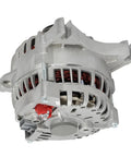 Badass Heavy Duty Alternator Swap For 2005 Through 2008 Ford Mustang 4.6L featuring silver housing and intricate internal wiring.