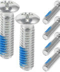 Premium 6 Piece Metal Roller Skate Stopper Screws Heavy Duty Replacement Kit For Skating Rig Boosts Durability And Fits All Models Great For Street Mods Ensures Max Grip When You Hit The Rink With Fresh Setup Ready To Roll Hard Daily, 6 silver screws