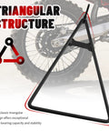 Heavy Duty Rear Motorcycle Kickstand Stable Parking Stand for Dirt Bikes and Motorcycles Universal Fit Mounts On Rear Axle