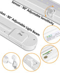 Lit Ultra Bright 20 LED Closet Light Set With Motion Sensor features adjustable sensitivity and light beam, USB and battery options.