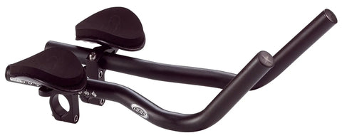 Aluminum Two-Piece Aero Bars For Road Bikes With 26/31.8 Mm Clamp, Easy Install Tri Bars To Improve Aero Position, Lightweight Handlebar Accessory Featuring AeroBase BHB-52