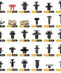 Must Have 941Pcs Car Retainer Clips And Auto Body Fasteners Kit showing 30 styles of nylon bumper fender rivets and cable ties