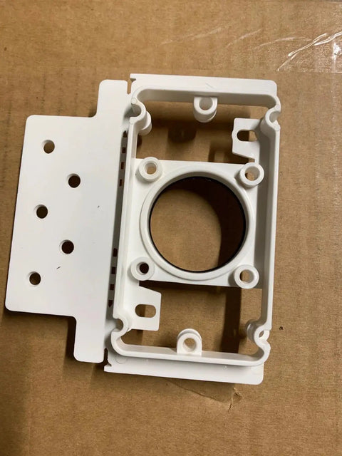 Inlet Valve Mounting Bracket Replacement For Wall Built-In Central Vacuum Systems, durable white plastic bracket