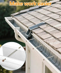 Durable Steel Gutter Screws Kit With 7 Inch Screws And Hex Socket For Roof Repair And Gutter Maintenance, 49 Pieces.
