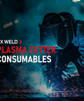 Keenso 23PC Plasma Cutter Torch Consumables Kit With Durable Brass Nozzles And Electrodes For Quick Replacement, less downtime during metal fabrication.