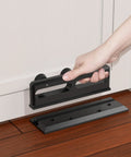 Heavy Duty Door Security Bar For Home Protection, Adjustable Three Knobs Brace Barricade, Withstands Up To 3000 Lbs, Easy Install
