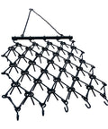 Heavy Duty Drag Harrow For ATVs And UTVs With A 4 Foot By 4 Foot Frame Seven Rows Of Sturdy One Half Inch Tines 129 Lb Weight
