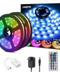 Rgb Led Light Strips 32.8 Ft With 44 Key Remote Color Changing Tape Light with power supply and remote included