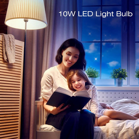 Ultra Straight Fire RGBW LED Bulb, E26 Dimmable Screw Base, Wireless Remote With Digital Timer, 120 Shades For Chill Home Ambient Or Epic Weekend Party Glow