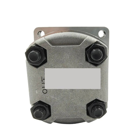 Top Rated Hgp-1A-F8r Hydraulic Gear Pump 21Mpa High Pressure Oil Transfer Unit 8Ml/R Displacement flat view with mounted bolts.