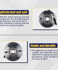 Rear Wheel Bearing And Hub Assembly 541001 For 2003 2004 2005 2006 Ford Expedition Lincoln Navigator Rear 6 Lug Bolts With ABS