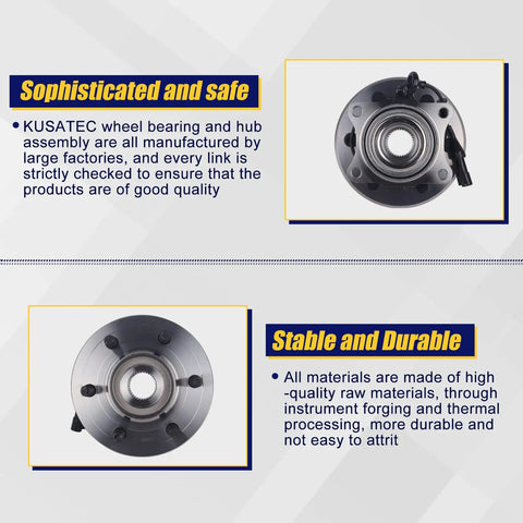 Rear Wheel Bearing And Hub Assembly 541001 For 2003 2004 2005 2006 Ford Expedition Lincoln Navigator Rear 6 Lug Bolts With ABS
