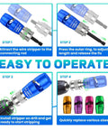 Steps to use Drill Powered Wire Stripper And Twister Kit For 6 To 14 AWG 2024 Upgrade Electric Wire Stripping Tool