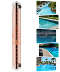 Beefy 1-Inch To 2-Inch Stainless Steel Shell And Tube Pool Heat Exchanger For Spa And Pool Heating with pool images