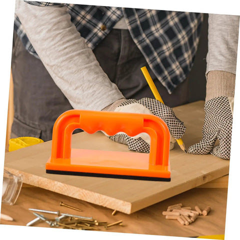 Safety Push Block for Table Saws and Router Tables Lightweight Portable Orange Woodworking Push Block for Workshops Safer Cuts