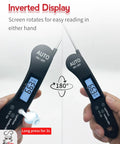 Fast Read Meat Thermometer For Grill Masters And Home Cooks, 1.2 Second Read, Plus Or Minus 1 F Accuracy, auto rotating backlit display