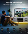 Smart WiFi LED Multicolor Light Strip 5M No Hub Needed Works With Google Assistant RGBW 1800 Lumens under TV