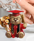 Personalized Graduation Bear Keychain For The Grad Custom Name And Class Year Keepsake Cute Senior Design Gift For Class Of 2026 Unique Gift Idea For The Graduate And Their Big Milestone