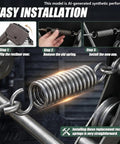 Step-by-step guide for installing Sturdy Two Pack Recliner Tension Springs Precisely 2 7/8 Inches Long With 18 Tight Coil Windings.