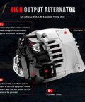 Drop In Alternator Replacement for Nissan Maxima 3.5L V6 2004 2005 2006 2007 2008 Fits SE SL Premium Elite 2004