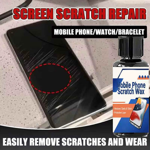 Phone Screen Scratch Repair Cream Quick Fix Polishing Gel 40ml 100ml With Sponge for repairing phone scratches.