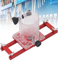 2 In 1 Compact Wood Palm Router Base With Slotting Bracket for cabinets with aluminum alloy trimmer base fits 65mm ID
