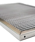 Side view of Washable Reusable Electrostatic HVAC Filter 24x30x1 for AC and Furnace, shows metal mesh and frame detail, made in USA