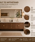 Gimme This Dope 60 Inch Freestanding Double Sink Bathroom Vanity Built From Solid Wood With Dual Stone Basins Smart Anti Fog Mirror And Heavy Duty Waterproof Storage For Zero Hassle Setup Vibes showcased in a stylish bathroom setting.