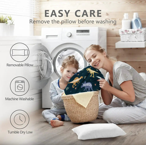 Cozy Toddler Nap Mat With Pillow All In One Thickened Extra Large Sleeping Bag For Travel Daycare Naps Plush Minky Dot Lining