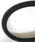 Drive Belt For American Made Milling Machines 1.5 To 2 HP Variable Speed OEM 1182120 M1105 Not For Import Mills Black Durable Performance Belt For Precision Machining curved black toothed drive belt
