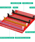 4 In 1 DDR3 DDR4 DDR5 UDIMM RDIMM Memory Diagnostic Tester Card Module with labeled slots and connectors for maintenance