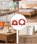 Heavy Duty Aluminum Router Corner Radius Template Kit Including Eight Radius Measurement Options For Butter Smooth Woodworking Edge Profiling And Router Table Jig Setup That Guarantees Zero Headaches displayed with furniture.