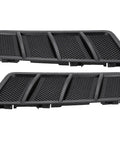Pair Left Right Hood Air Vent Grille Cover For Mercedes Benz W166 ML GL GLE Class 2012 To 2016 easy install black ABS grille