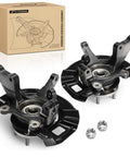 Beefy Two Pack Front Left And Right Steering Knuckle And Wheel Bearing Hub Assembly For Hyundai Santa Fe 2001 2002 2003 2004 With Dust Shield Driver And Passenger Side Fits 15 Inch Wheels And 276mm Front Rotor