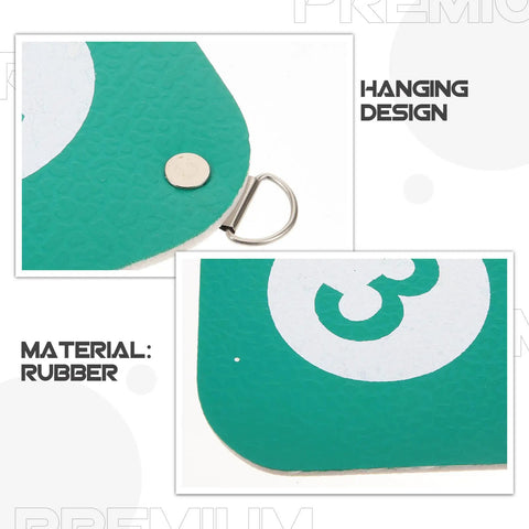 Close-up of Dope Dual Sided Rubber Fencing Training Target Wall Mounted with hanging design and rubber material detail.