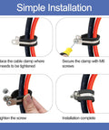 12 Pack One And A Half Inch Cable Clamps With Rubber Cushioned Insulation And 304 Stainless Steel Construction for mounting pipes and hoses.