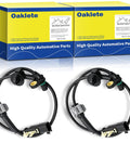 Straight Up Solid Abs Wheel Speed Sensor Package Front Left Right Heavy Duty Plug And Play Set with two sensors and packaging.
