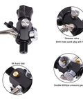 Release valve and components of 4500 Psi Carbon Fiber Paintball HPA Air Tank 4.7L With PCP Filling Regulator Valve For PCP Air Rifle And Scuba Gear M18x1.5 Thread Lightweight High Pressure Tank For Field Use