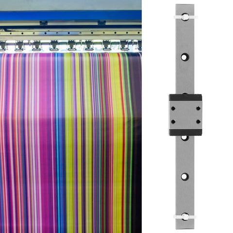 Miniature Linear Guide Slider For Automatic Equipment And Accurate Measuring Systems 170mm Length next to colorful printer