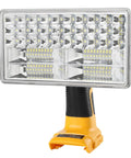 Front view of Beast LED Work Light 30W 3300LM with 110 Degree Pivot Zinc Alloy Body featuring LED panel and handle.