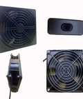 Heavy Duty Solder Fume Extractor With 5 Carbon Filters, Soldering Smoke Absorber And Welding Smoke Remover, close-up view