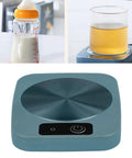 Smart Coffee Mug Warmer Keeps Your Morning Brew Cozy At Steady 131 Degrees With Usb Powered Thermal Control Solid Choice For Desk Office Or Car Setup Coffee Enthusiasts Stoked On Consistent Heat In Green, portable and spill-resistant design.