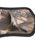 Close-up of camo fabric detail on Waist Belt Crossbow Arrow Quiver Holder With Camo Strap Lightweight Carrier For Outdoor Hunting