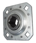 Drivetrain Disc Harrow Flange Bearing Replacement Part With 1-1/8 Inch Bore Square ST208-1-1/8N Bolt-To-Bolt 4.69 Inches