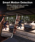 Smart motion detection feature of 1080P HD WiFi Mini Nanny Cam With Night Vision And Motion Detection for outdoor security.